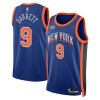 Maillot Basket Homme New York Knicks RJ Barrett 2023-24 Nike City Edition Bleu Swingman